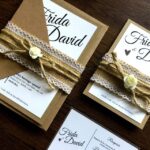 invitación impresa para bodas